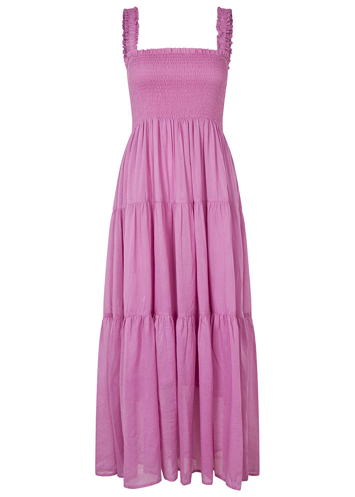Lollys Laundry Nuda Maxi Kjole - Lilac