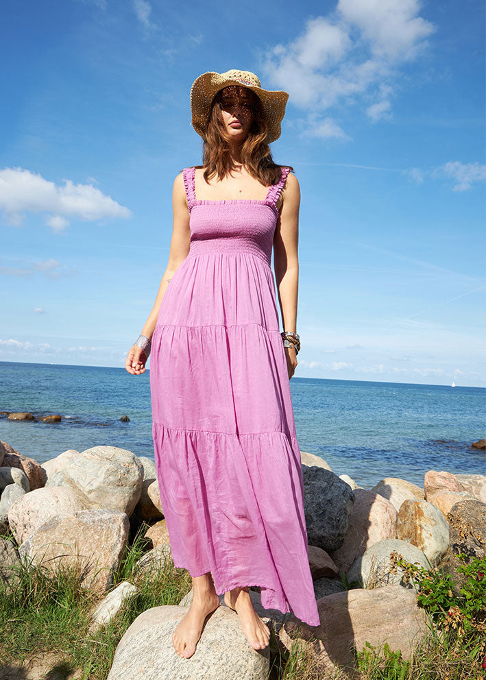 Lollys Laundry Nuda Maxi Kjole - Lilac