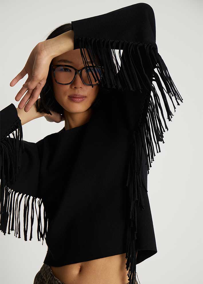Munthe Tagillu Strik - Black