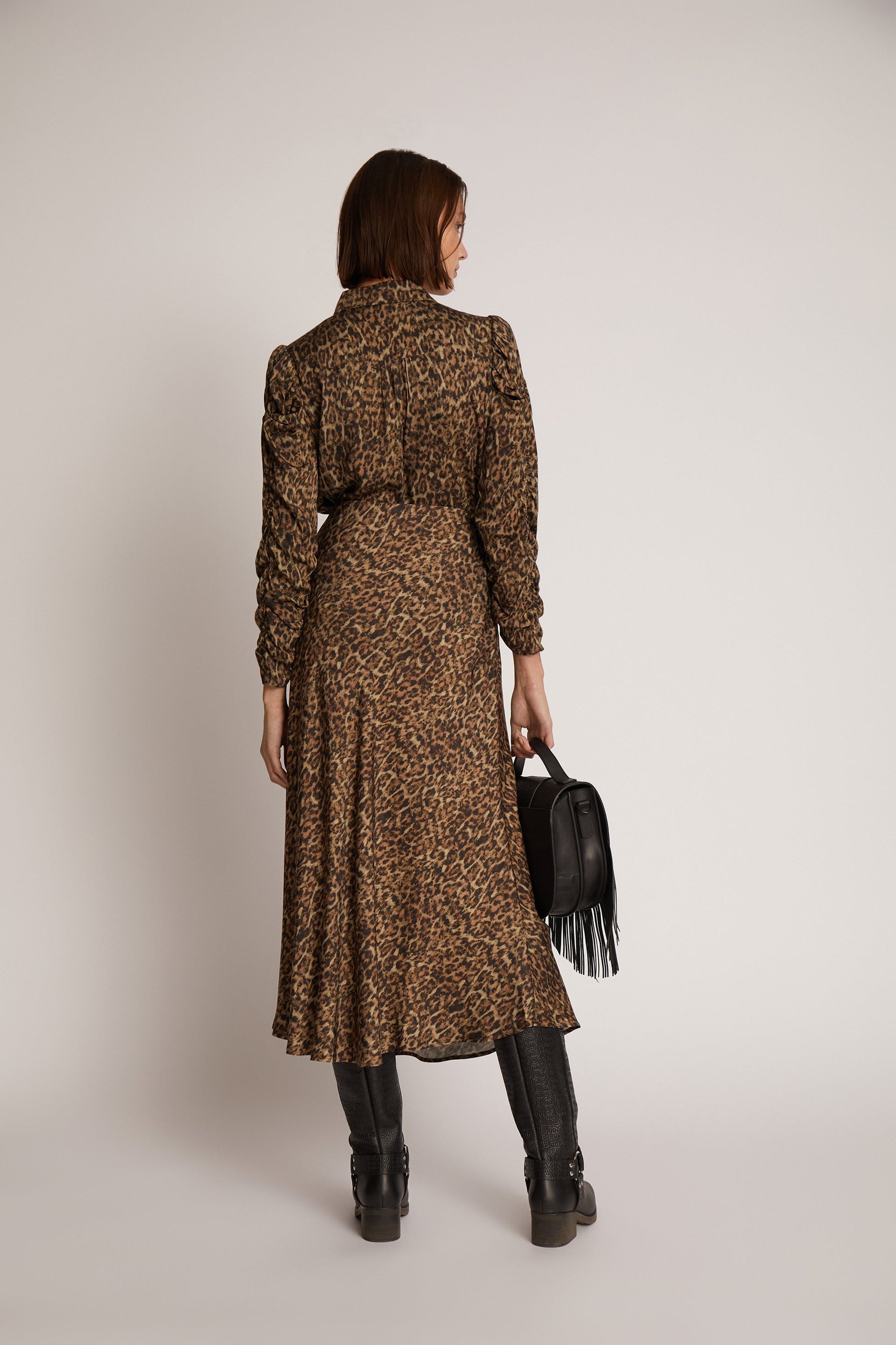 Munthe Tiella Bluse - Brown Leo