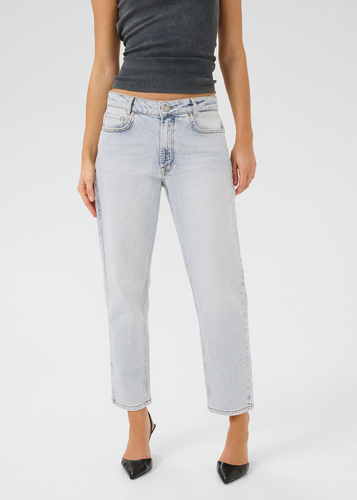 My Essential Wardrobe The Mommy Jeans - Light Blue