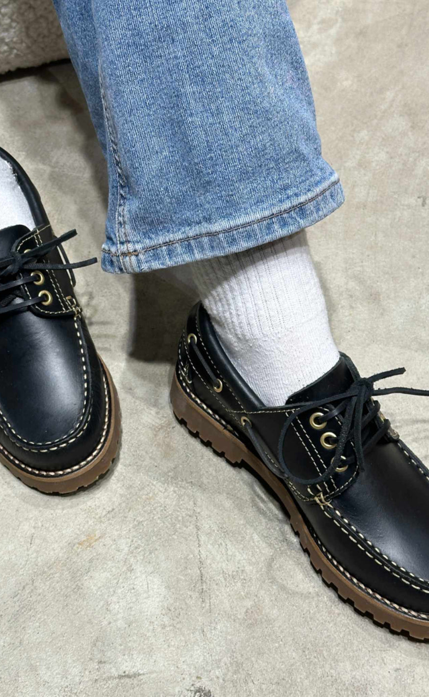 Phenumb Loafers - Rudder-X - Leather Black Levere