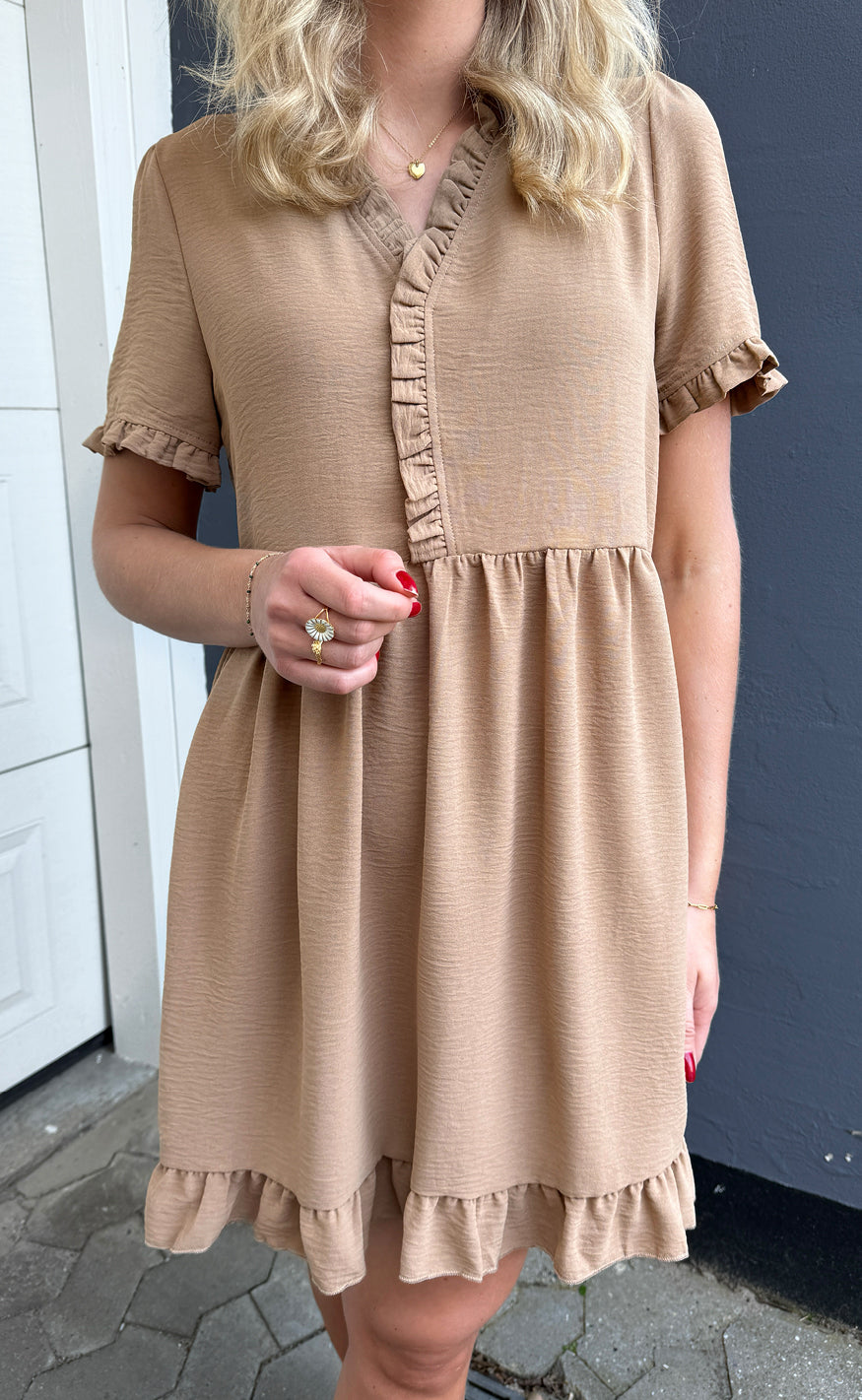 Say INA Copenhagen Kjole - Catja Summer - Camel