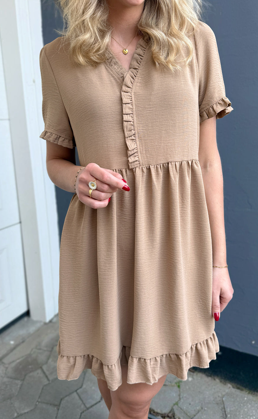 Say INA Copenhagen Kjole - Catja Summer - Camel