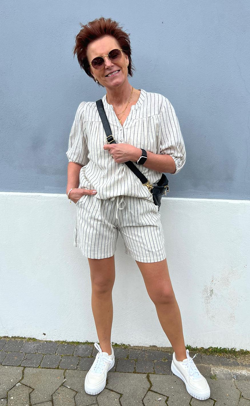 Say INA Copenhagen Top - Alba - Off White