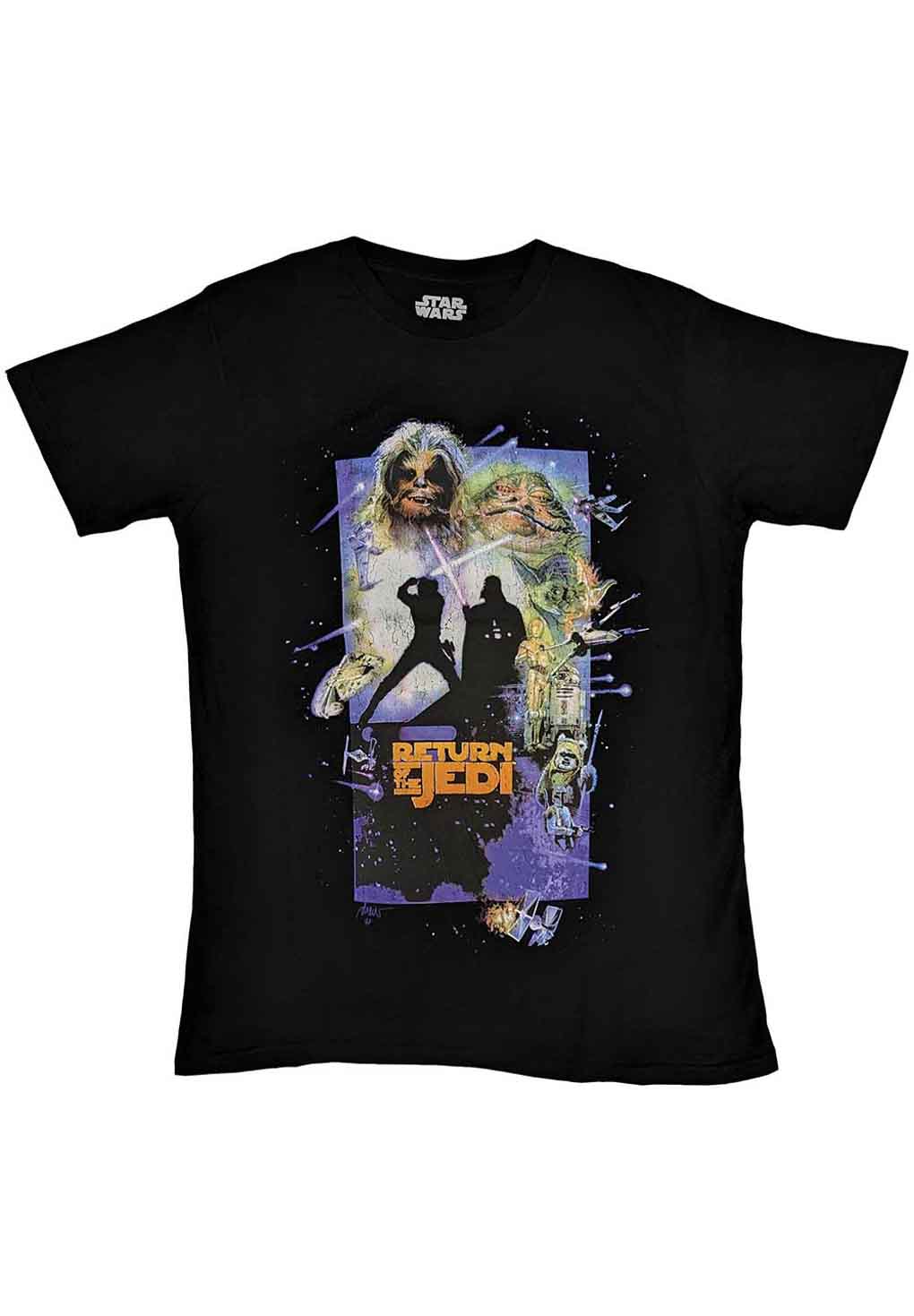 Star Wars Return Of The Jedi Poster T-Shirt på udsalg