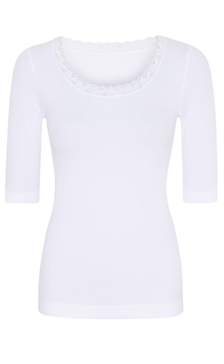Tim & Simonsen Top - Frida SS - Bianco Online Hot Salg