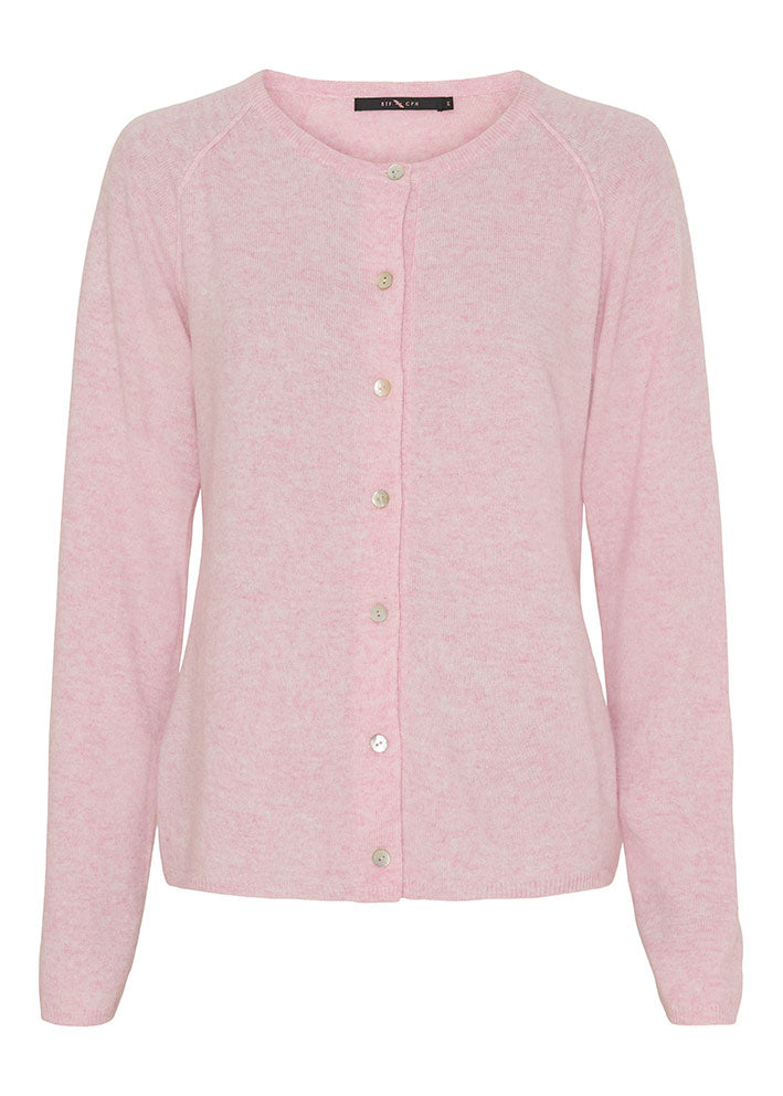 BTF CPH Cashmere Cardigan 50067 Pink Melange Online