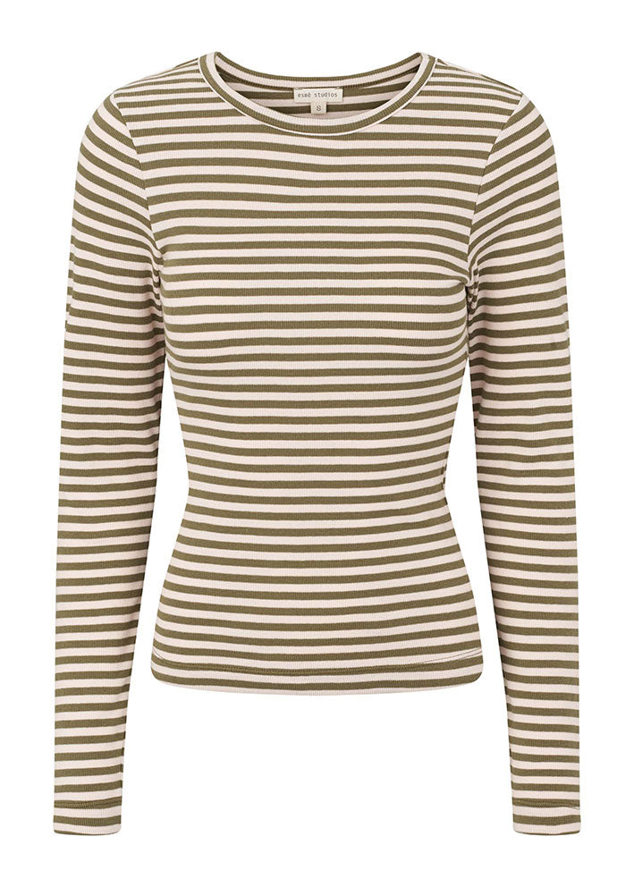 Esmé Studios Blossom Stripe LS T-shirt ES323-311 Cloud Pink