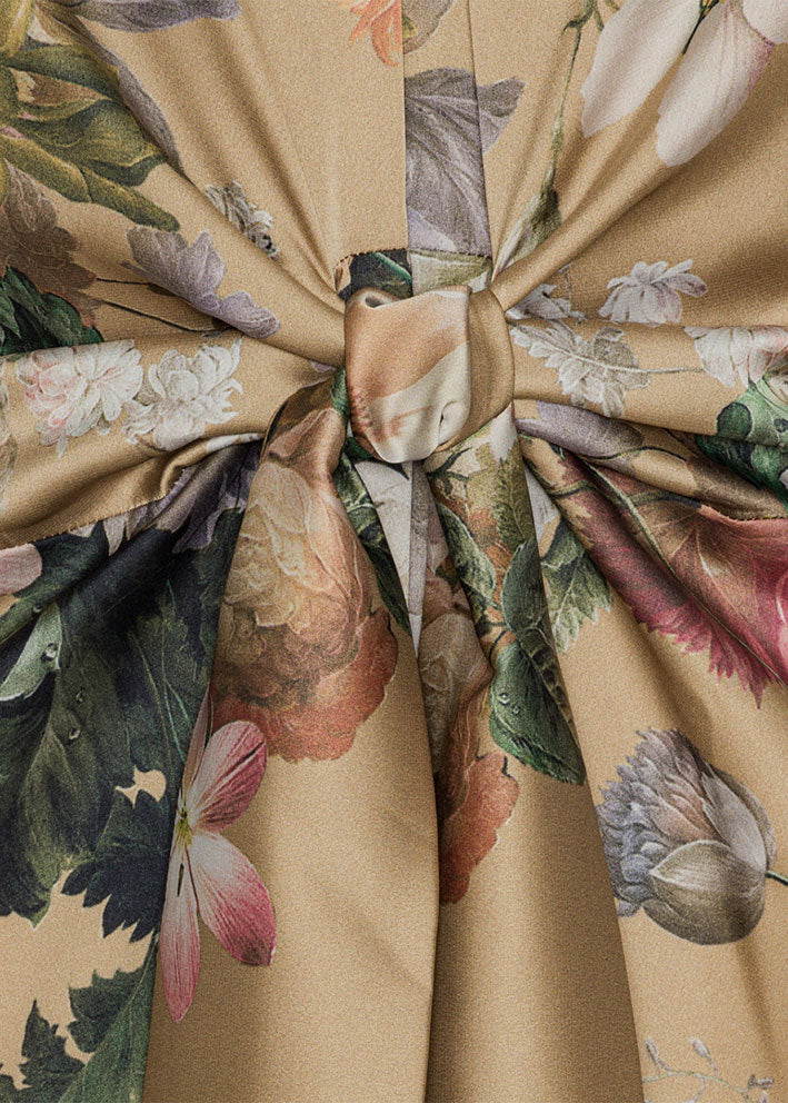 Karmamia Faye Kjole - Taupe Bloom