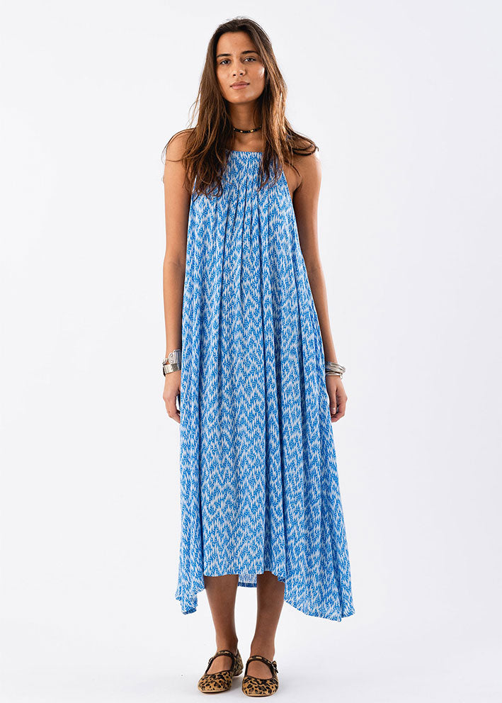 Lollys Laundry Lungo Kjole - Blue