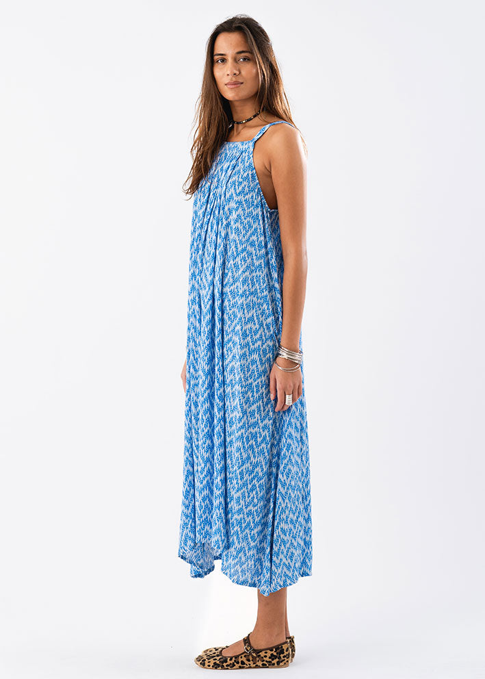 Lollys Laundry Lungo Kjole - Blue