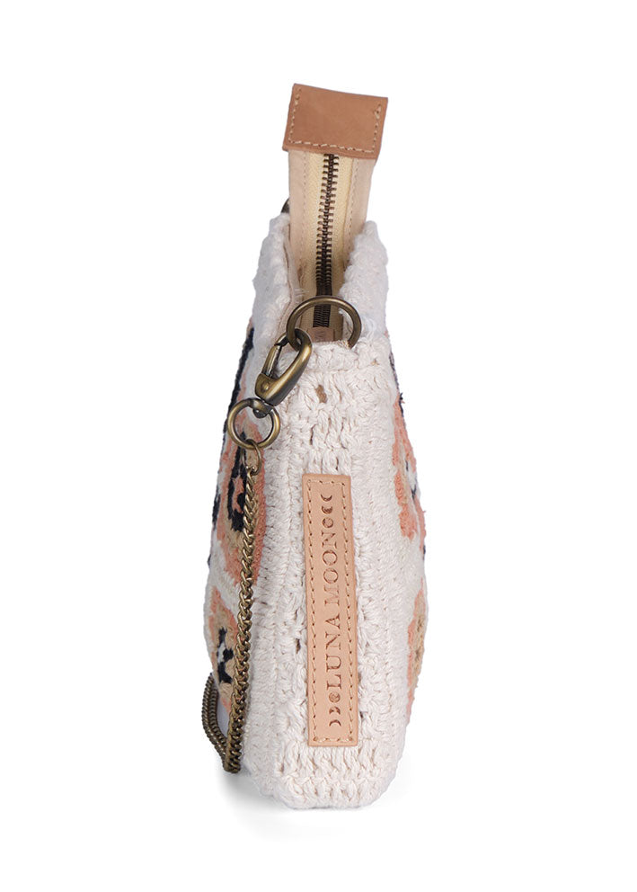 Luna Moon Las Dalias Clutch - Sandstone