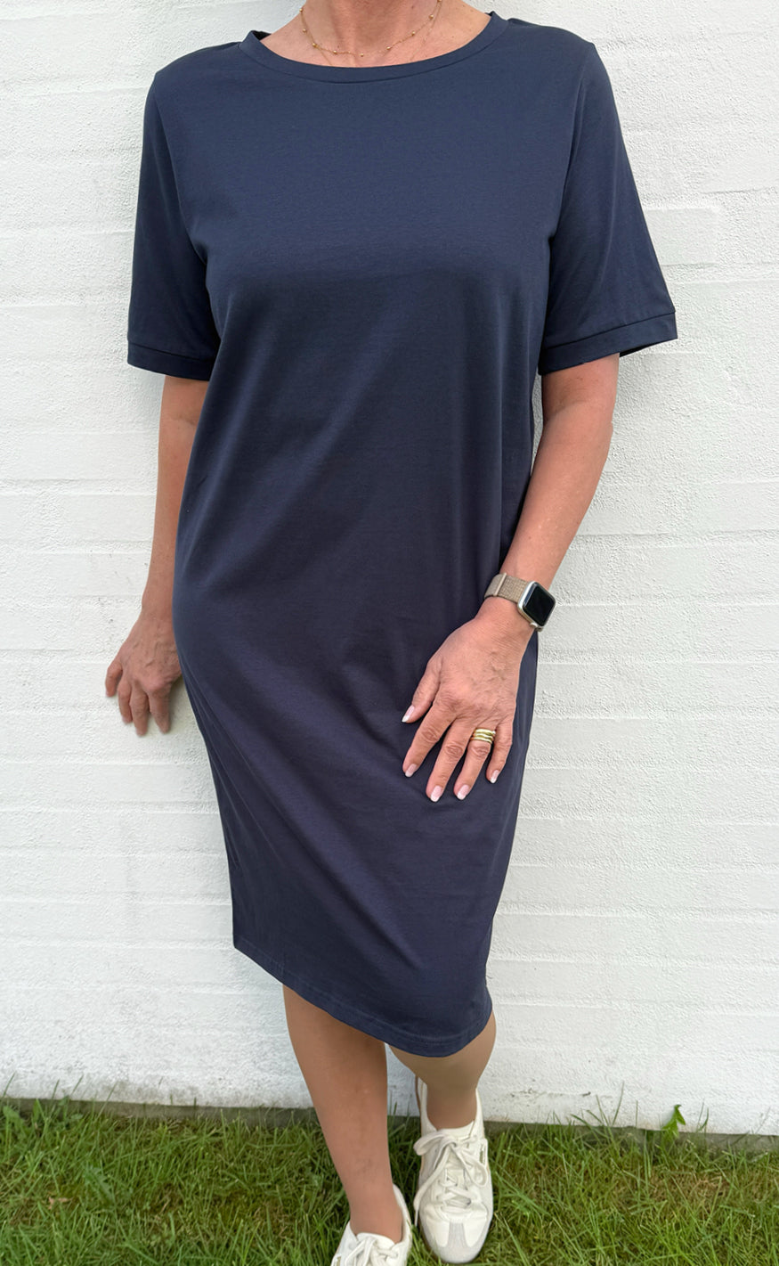 Say INA Copenhagen Kjole - Alva - Navy Blue Mode
