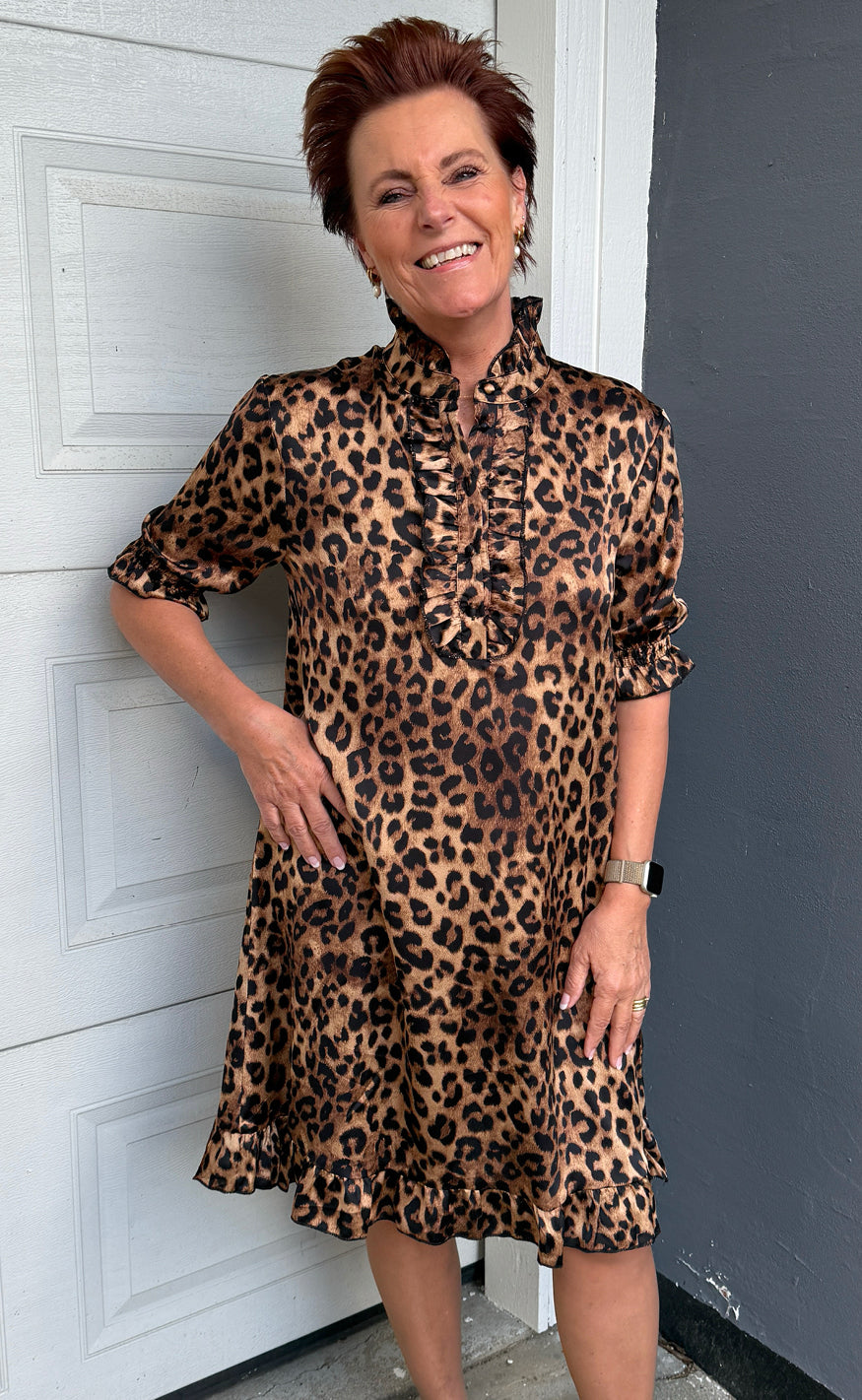 Say INA Copenhagen Kjole - Philine - Leopard
