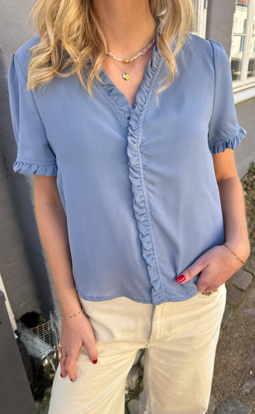 Say INA Copenhagen Top - Catja - Blue