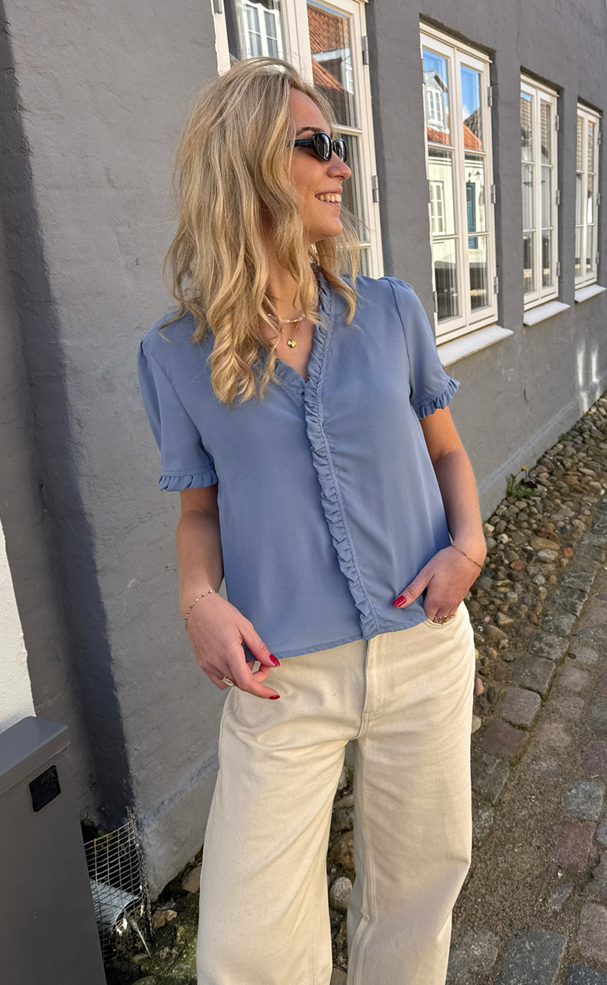 Say INA Copenhagen Top - Catja - Blue