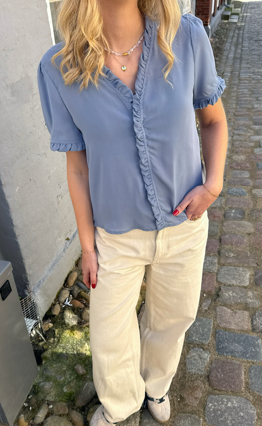 Say INA Copenhagen Top - Catja - Blue