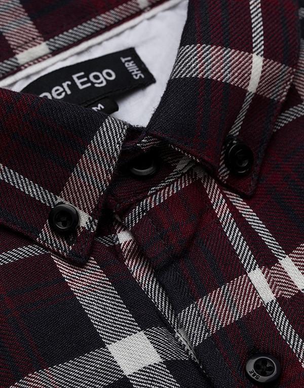 super-ego-checked-shirt_1.jpg Super Ego Checked Shirt Online salg
