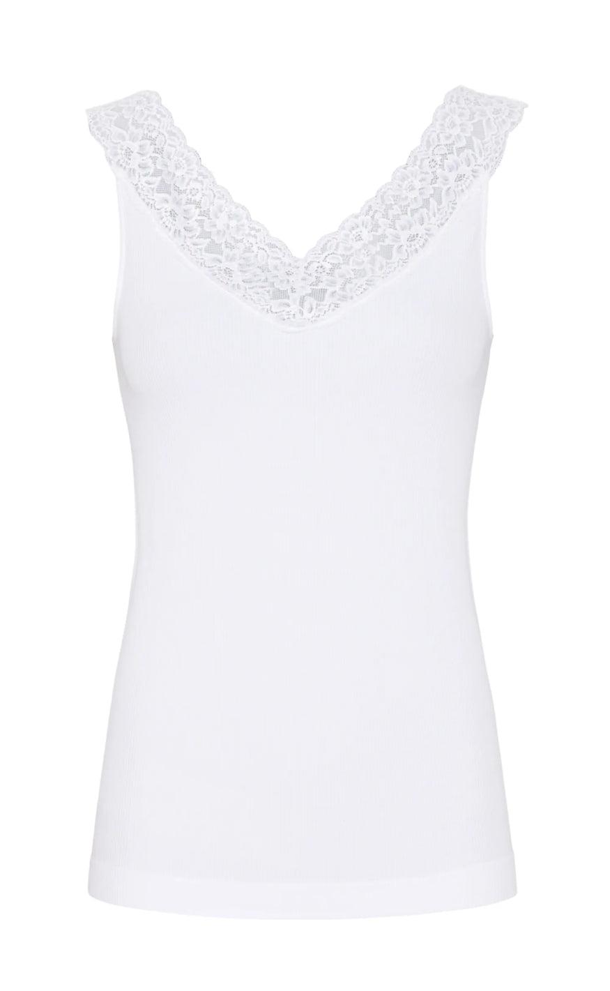 Tim & Simonsen Top - Miriam - White
