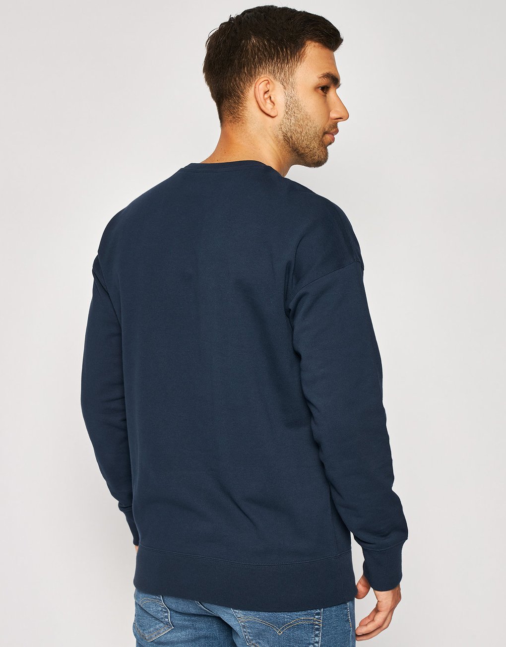Champion Oversized Script Logo Print Sweatshirt