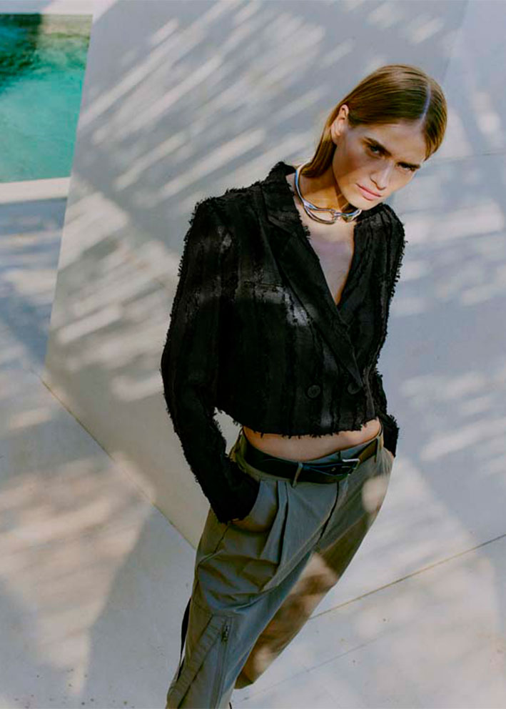 Copenhagen Muse Sarah Cargo Bukser - Timber Wolf