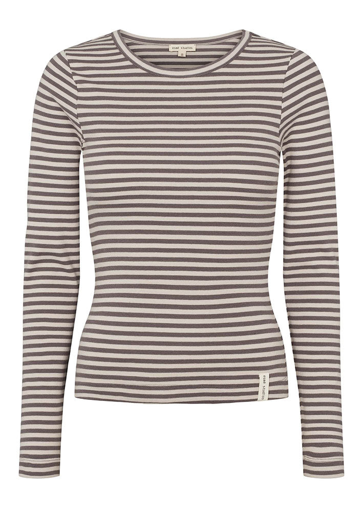 Esmé Studios Blossom Stripe LS T-shirt ES323-311 Nacreous Clouds