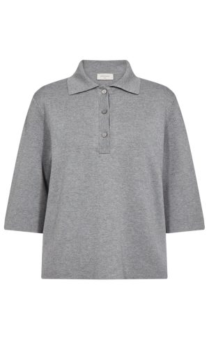 Freequent Bluse - Ani - Medium Grey Melange
