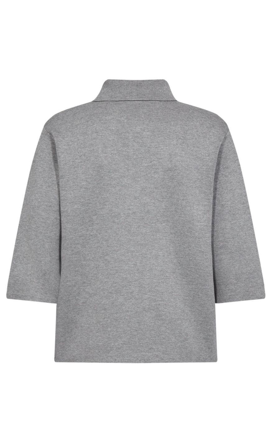Freequent Bluse - Ani - Medium Grey Melange