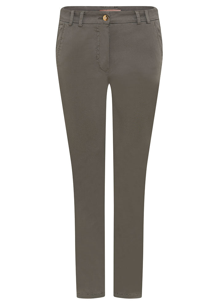 Gustav Carli classic chino 52031-3210 Bukser - Olive Green