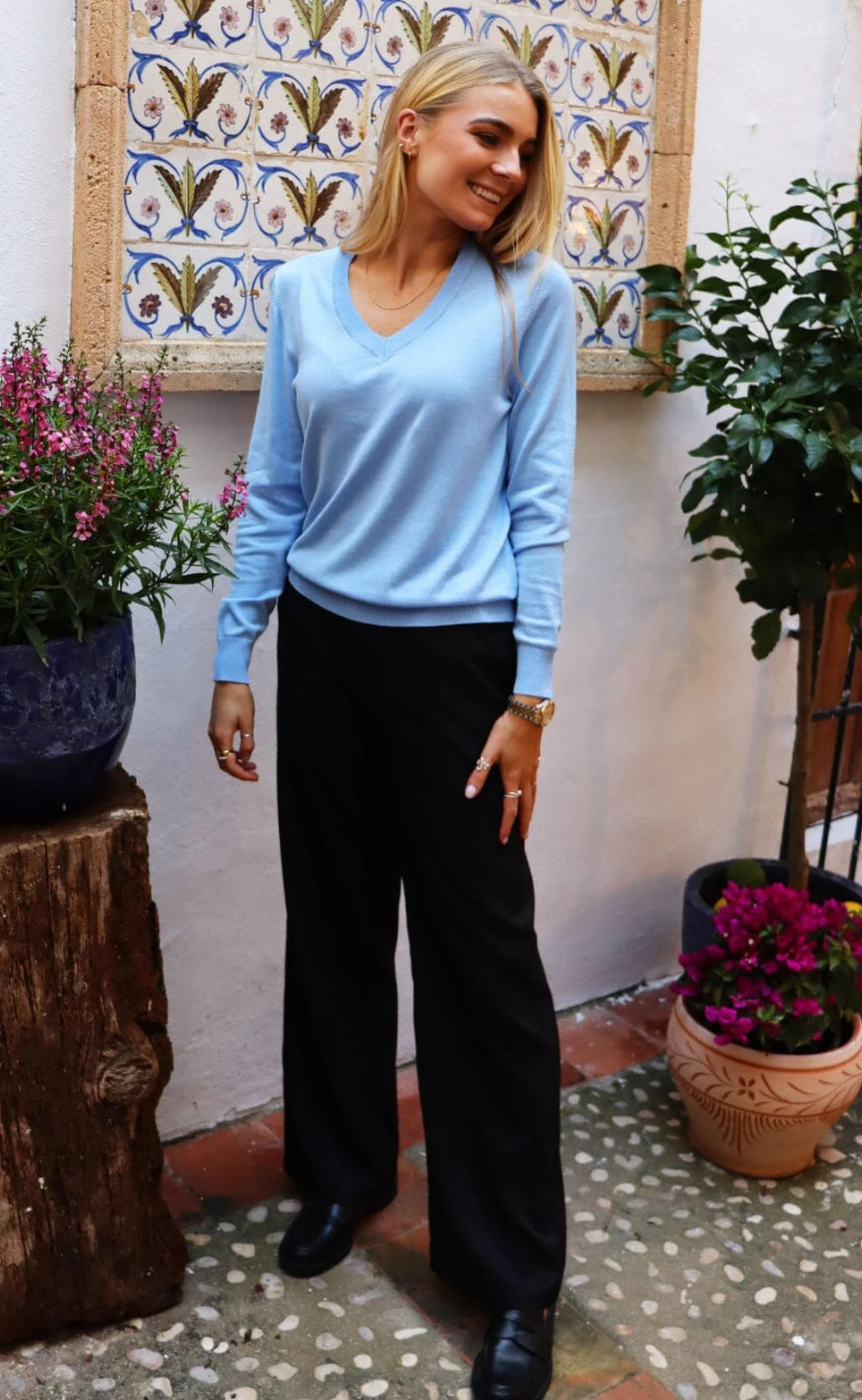 Liberte Bluse - Vivi - Light Blue