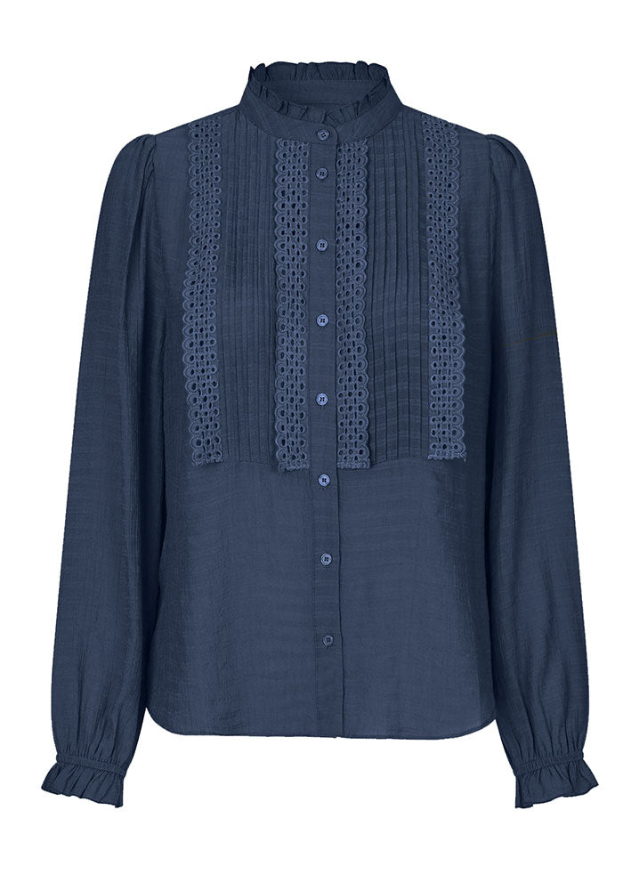 Lollys Laundry Ariel Skjorte - Dark Blue