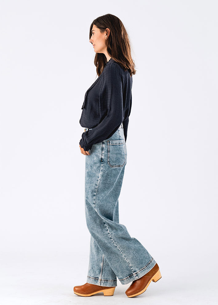 Lollys Laundry Ariel Skjorte - Dark Blue