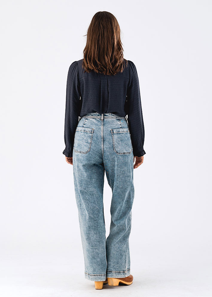 Lollys Laundry Ariel Skjorte - Dark Blue