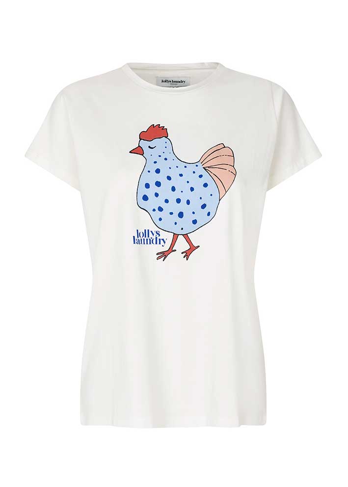 Lollys Laundry Roma T-shirt - White Online salg