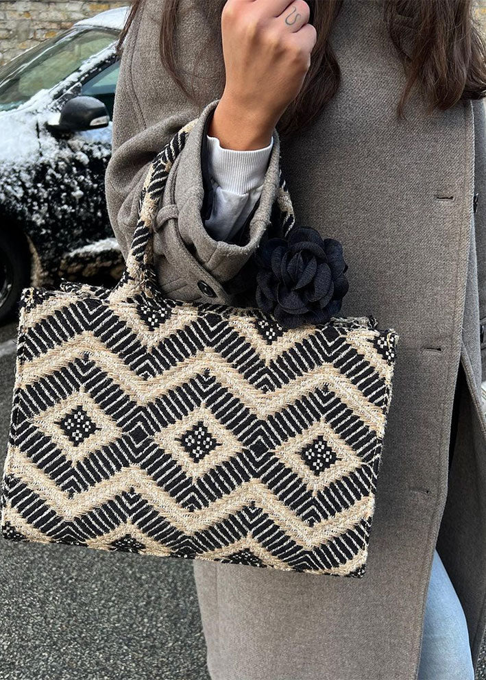 Luna Moon La Rambla Mid Tote - Black Online salg