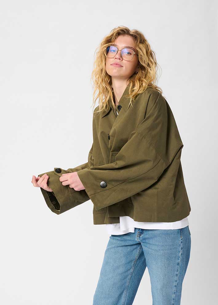 My Essential Wardrobe Lyon Short Jacket - Sea Turtle