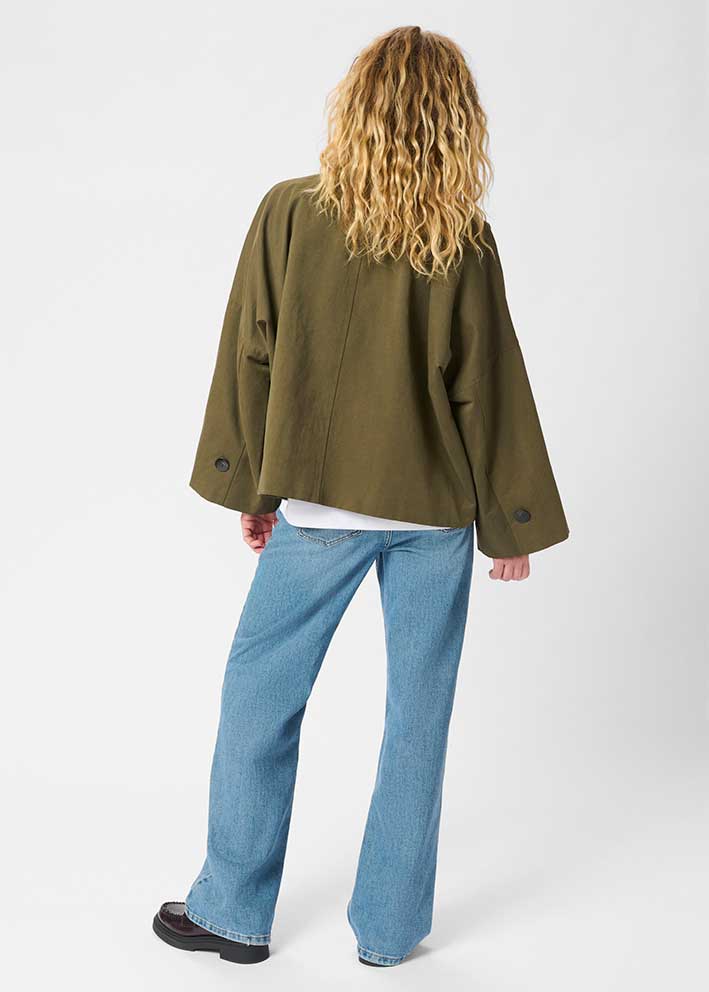 My Essential Wardrobe Lyon Short Jacket - Sea Turtle