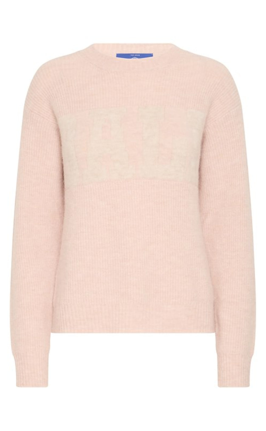 BALL Original Striktrøje - Stacy - Mauve Chalk Melange