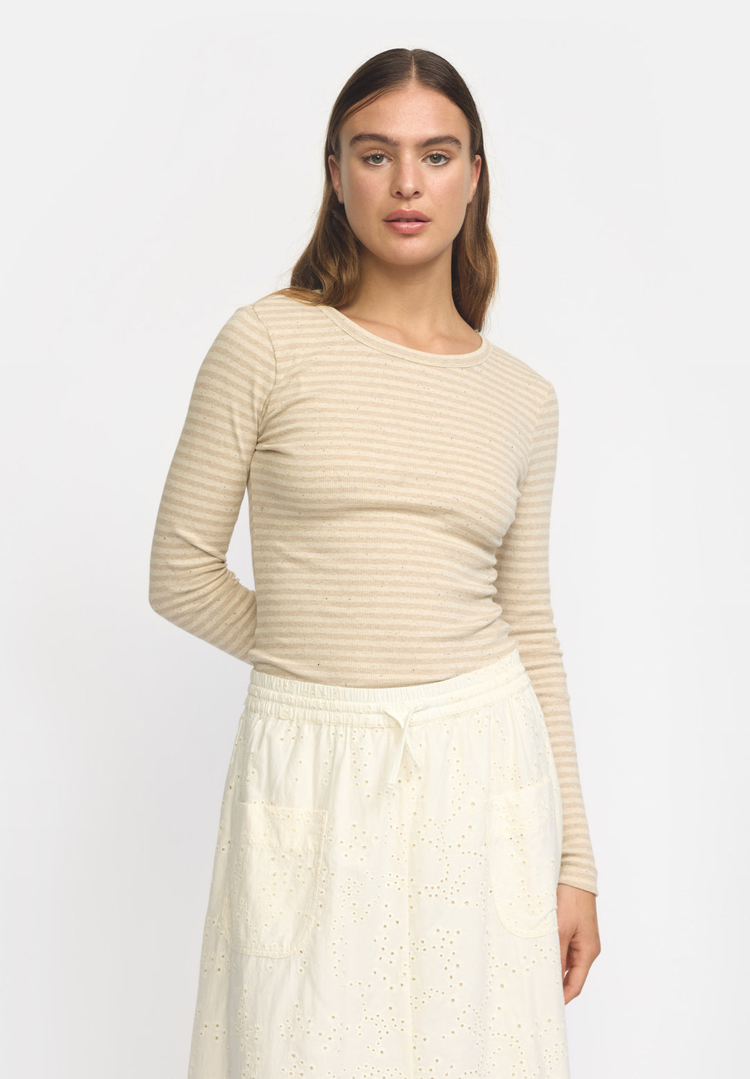 Esmé Studios Leo Midi Skirt - Buttercream