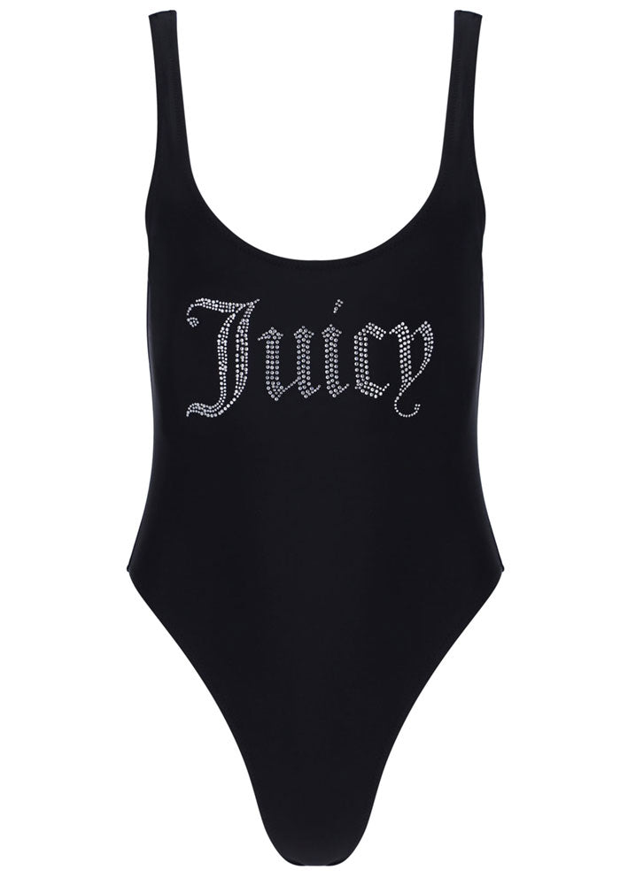 Juicy Couture Diamante Devina Swimsuit - Badedragt - Black Mode