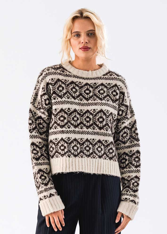 Lollys Laundry Lottie Jumper - Choco