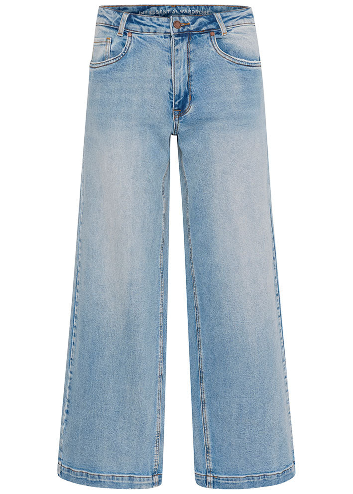 My Essential Wardrobe Dango 144 High X-Wide Jeans - Light Blue Retro Wash