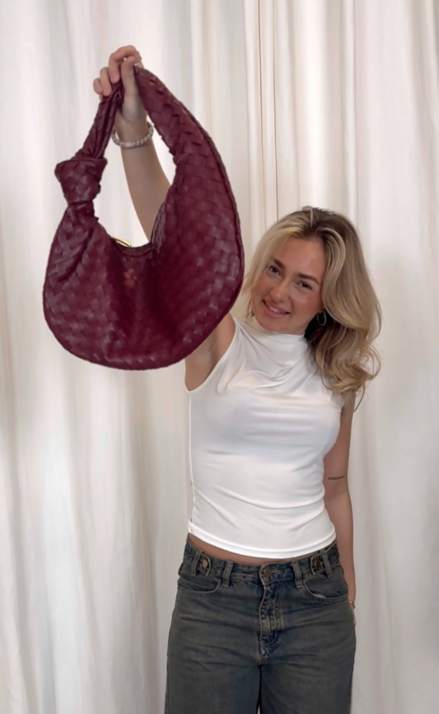 Say INA Copenhagen Taske - Ella Big - Bordeaux