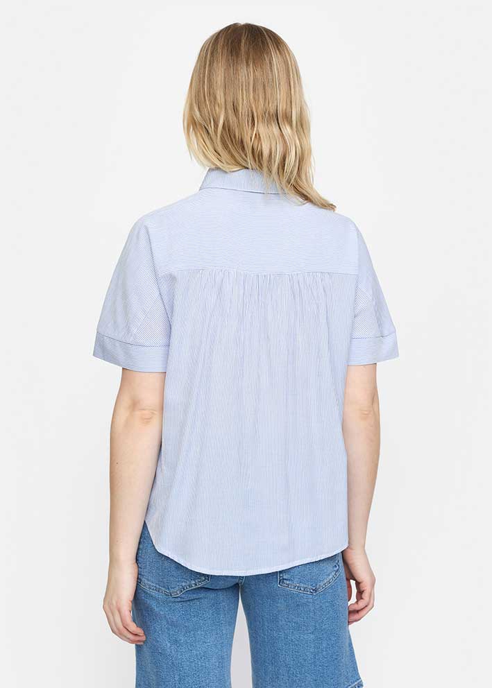 Soft Rebels Adeline Skjorte SS SR324-710 Mimi Stripes Amparo Blue