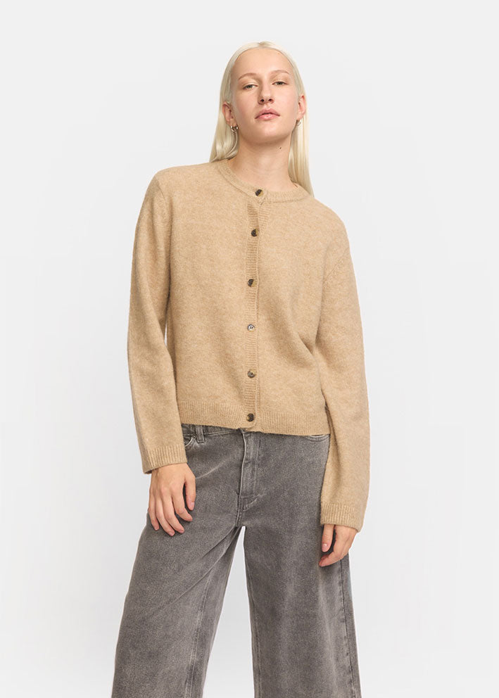 Soft Rebels Allison O-neck Cardigan SRX2112-200 Crockery Melange