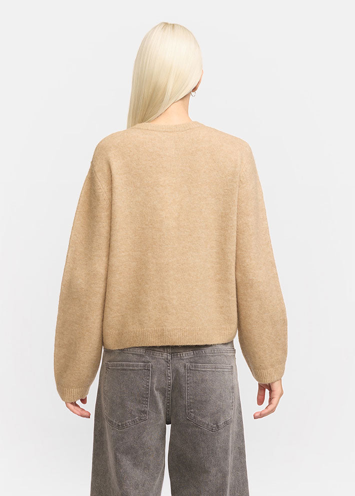 Soft Rebels Allison O-neck Cardigan SRX2112-200 Crockery Melange