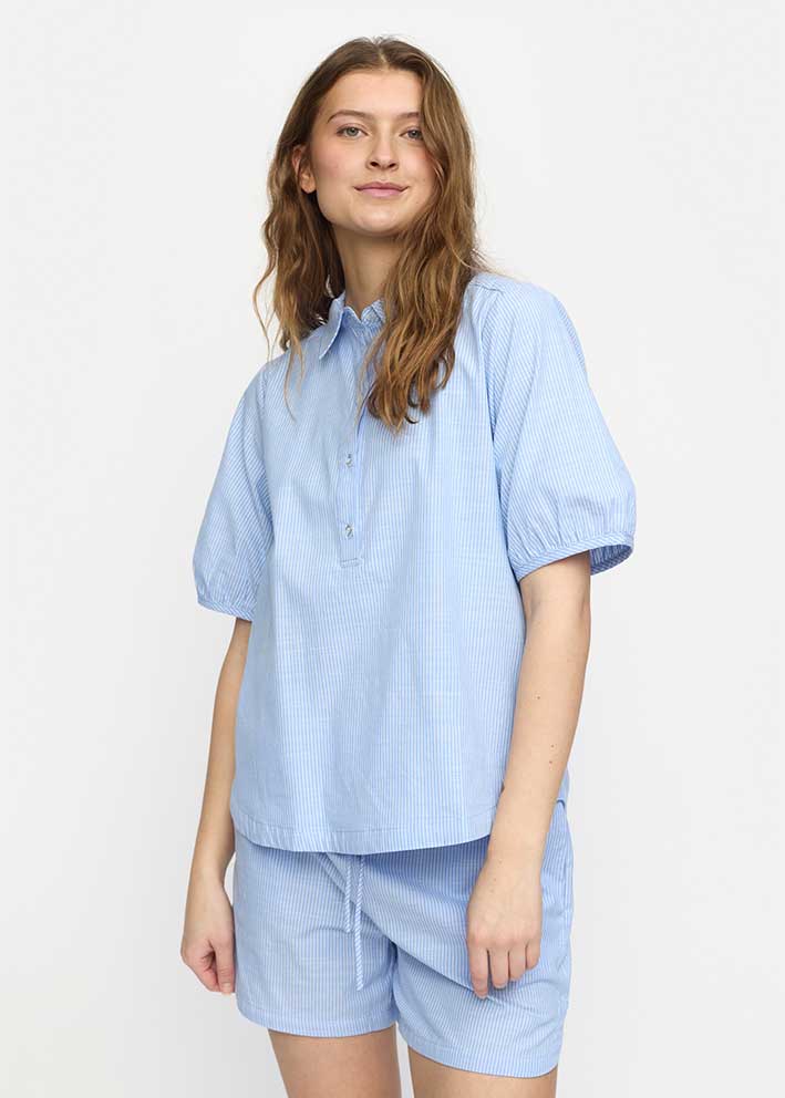 Soft Rebels Ebbi Blouse SR325-707 Vista Blue