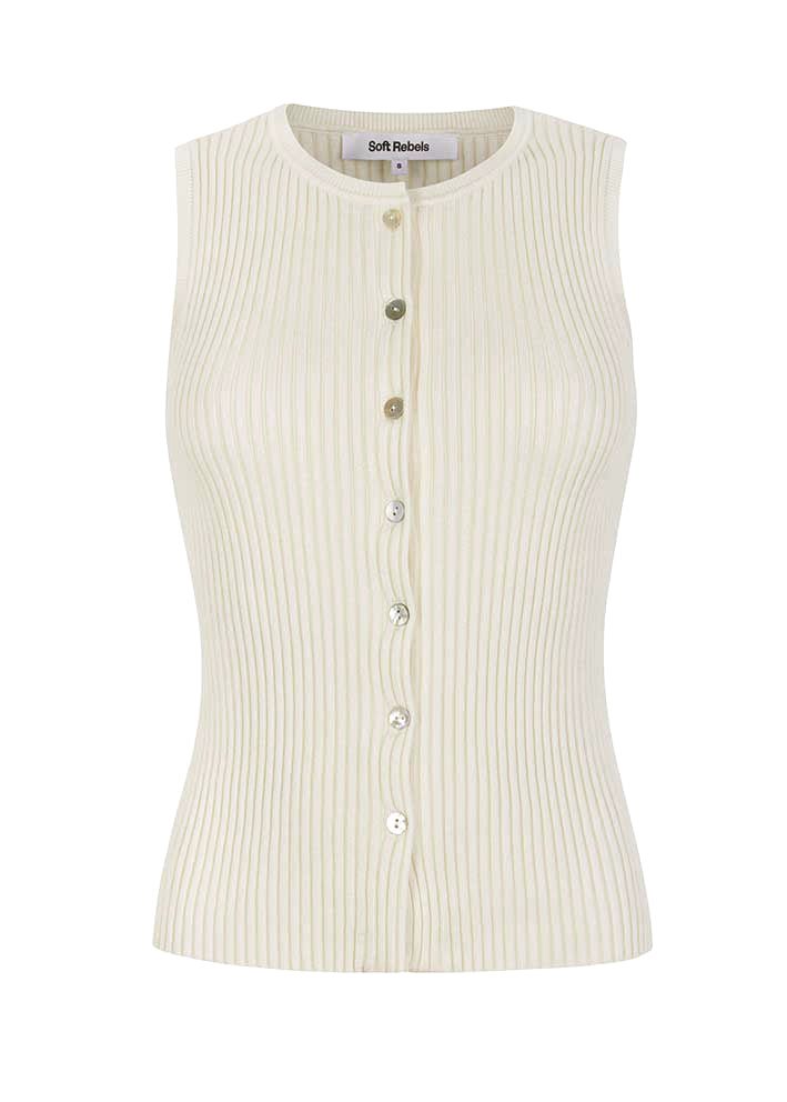 Soft Rebels Sanya tank knit SR325-204 Arctic Wolf