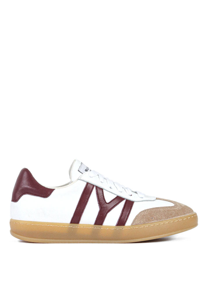 Bukela 210 Sneaker - Offwhite/Oxblood